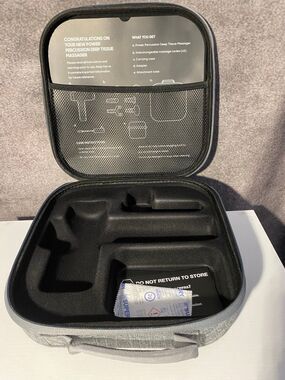 Sharper Image Power Percussion Massager Case Only For Model 2437599